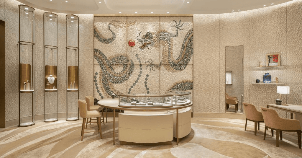 Luxury jewelry salon for private client events