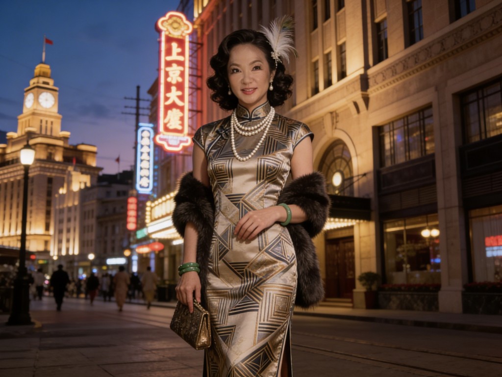 User in 1930s Shanghai style