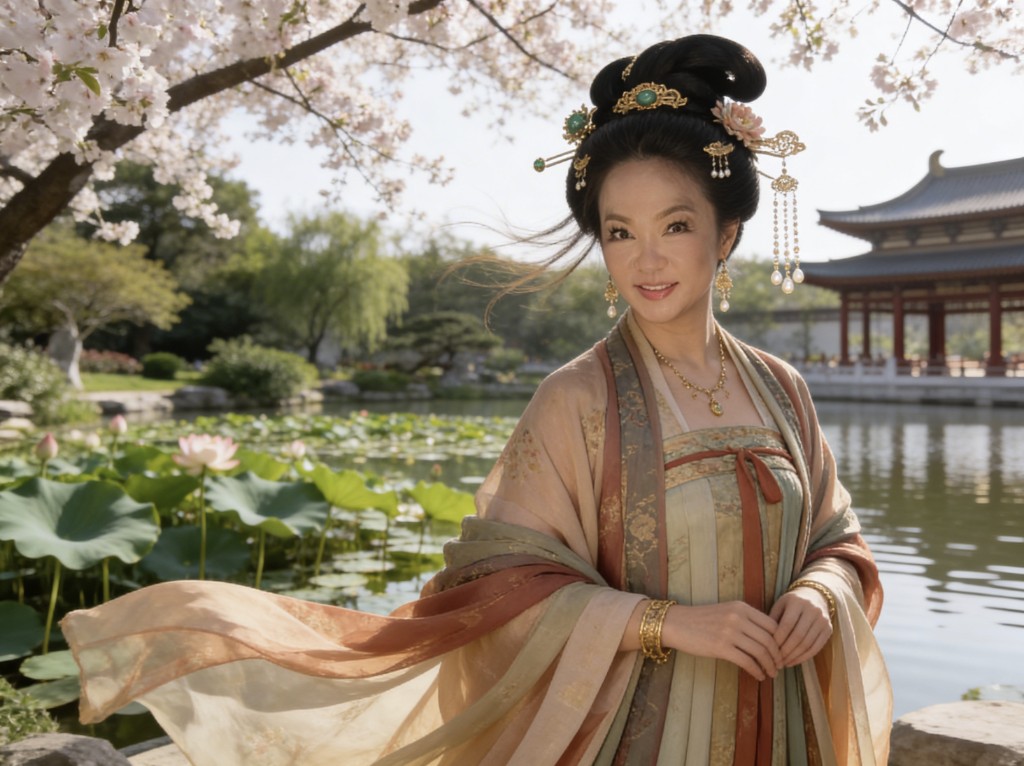 User in Tang Dynasty style