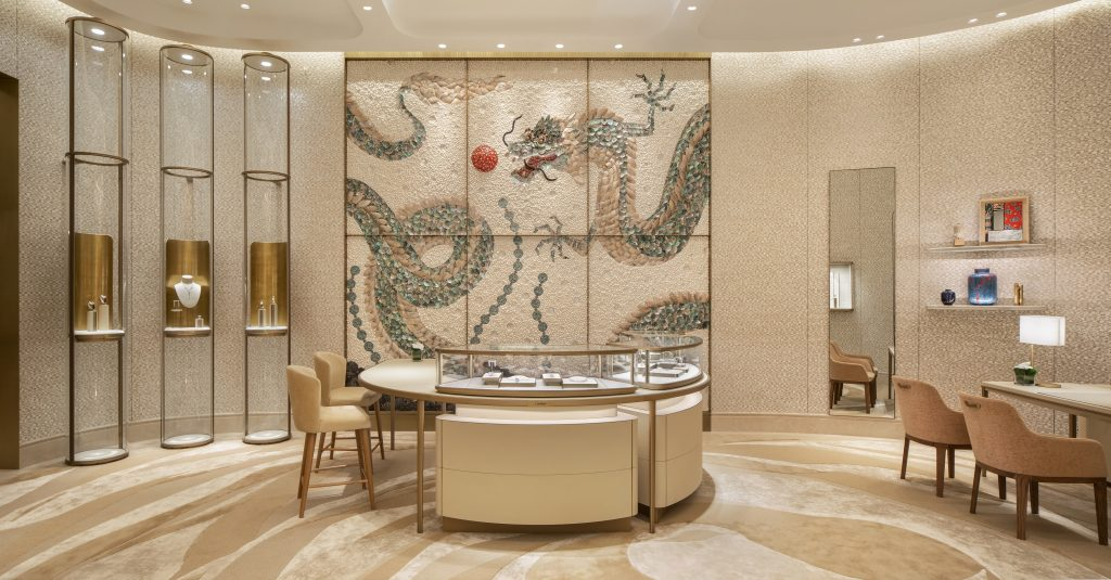 Luxury jewelry salon for private client events